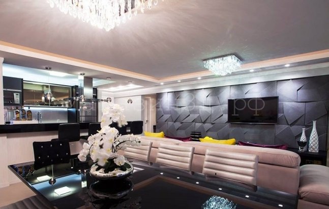 3D decorative gypsum wall panels - Kink - easy installation