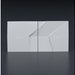 3D decorative gypsum wall panels - Kink - easy installation