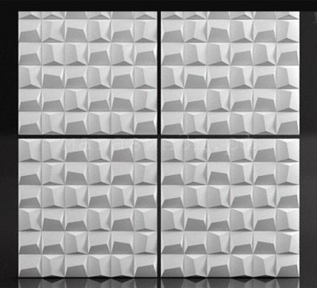 3D decorative gypsum wall panels - Clif - easy installation