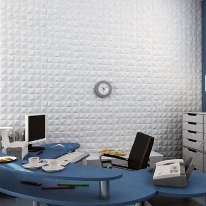 3D decorative gypsum wall panels - Clif - easy installation
