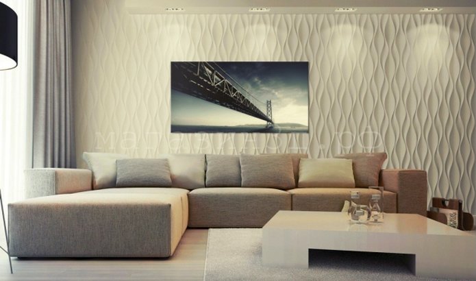 3D decorative gypsum wall panels - Kuvin
