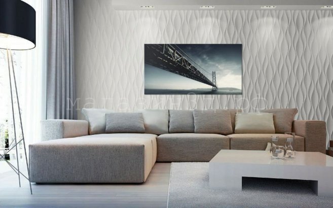 3D decorative gypsum wall panels - Kuvin