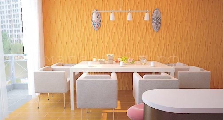 3D decorative gypsum wall panels - Kuvin