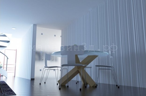 3D decorative gypsum wall panels - Rays