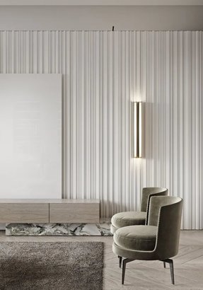 3D decorative gypsum wall panels - Rays