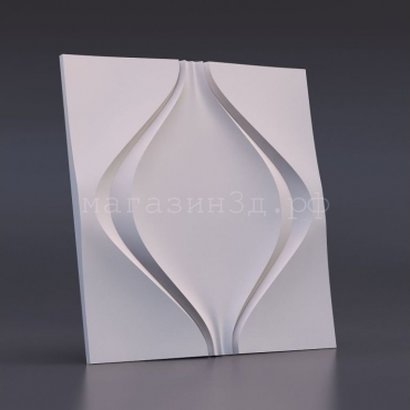 3D Decorative Gypsum Wall Panels - Soft Diamond