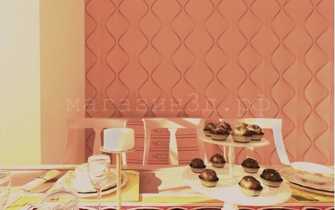 3D Decorative Gypsum Wall Panels - Soft Diamond