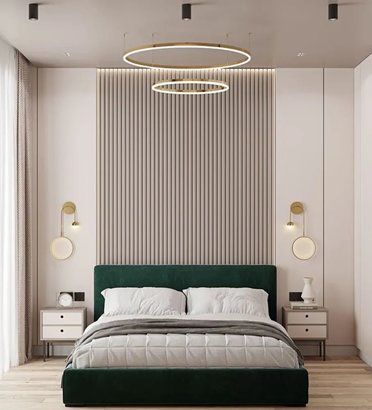 3D decorative gypsum wall panels - Rail Parallels