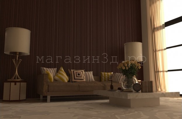 3D Decorative Gypsum Wall Panels - Strip Tix Strips