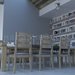 3D Decorative Gypsum Wall Panels - Rail