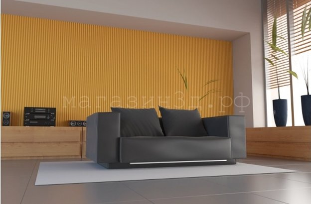 3D Decorative Gypsum Wall Panels - Rail