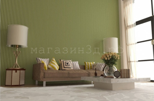 3D decorative gypsum wall panels - Rail Parallels