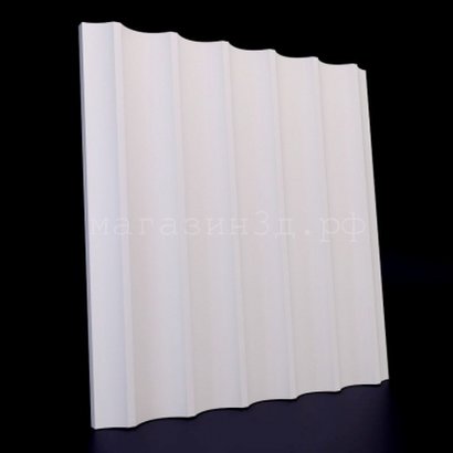 3D decorative gypsum wall panels - Concave strip