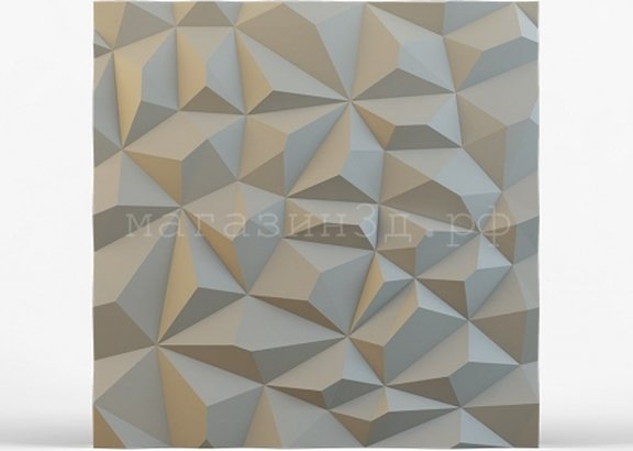 3D decorative gypsum wall panels - Rock Crystal