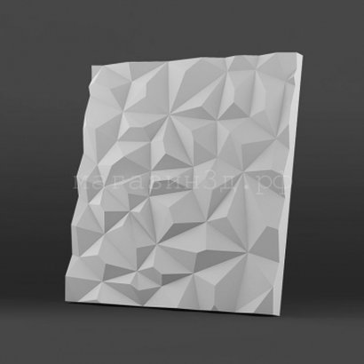 3D decorative gypsum wall panels - Rock Crystal