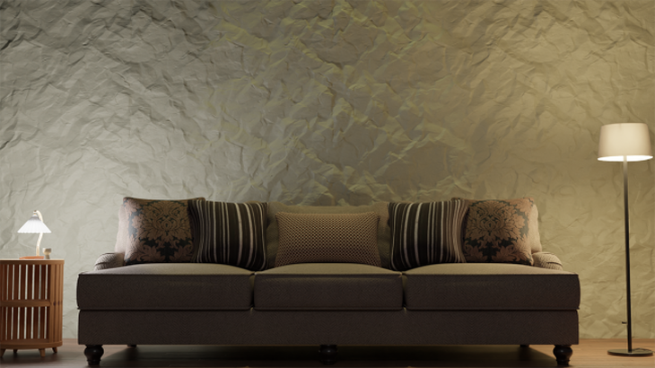 3D Decorative Gypsum Wall Panels - Rock Cliff
