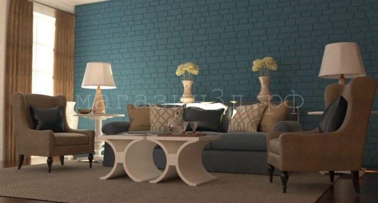 3D decorative gypsum wall panels - Old stone (Old brick)