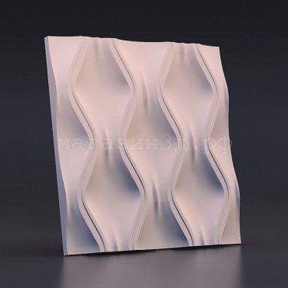 3D Decorative Gypsum Wall Panels - Flowing Sand