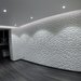 3D decorative gypsum wall panels - Beehive - easy installation