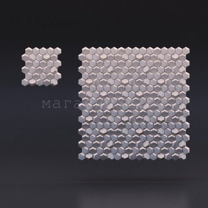 3D decorative gypsum wall panels - Beehive - easy installation