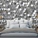 3D decorative gypsum wall panels - Beehive - easy installation
