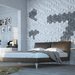 3D decorative gypsum wall panels - Beehive - easy installation