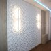 3D decorative gypsum wall panels - Beehive - easy installation