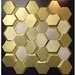 3D decorative gypsum wall panels - Beehive - easy installation