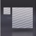 3D decorative gypsum wall panels - Wave diagonal