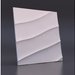 3D decorative gypsum wall panels - Wave diagonal