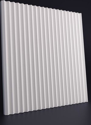 3D Decorative Gypsum Wall Panels - Zigzag