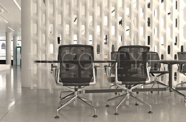 Apollo - decorative 3D wall partition made of plaster