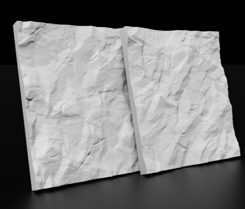 3D Decorative Gypsum Wall Panels - Rock Cliff