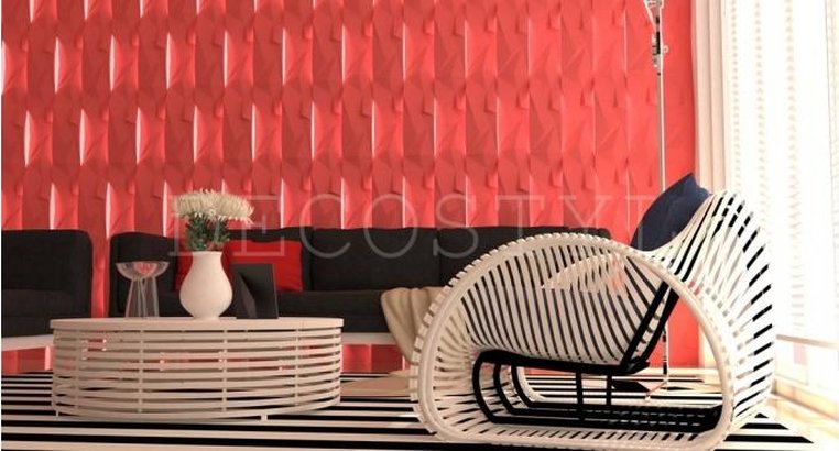 Decorative wall 3D light panels Lightcrystal