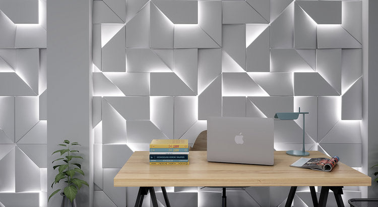 Decorative wall 3D light panels IQ