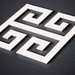 Decorative wall 3D panel-lattice made of MDF PR-11