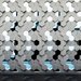 Hive - decorative 3D wall partition made of plaster