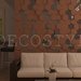 Hive - decorative 3D wall partition made of plaster