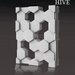 Hive - decorative 3D wall partition made of plaster