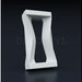 3D decorative plaster wall partition - Hourglass