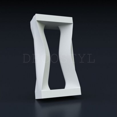 3D decorative plaster wall partition - Hourglass