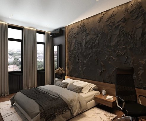 3D Decorative Gypsum Wall Panels - Elephant Rock