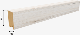 3D MDF panels (laminated) SANREMO WHITE
