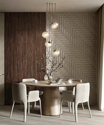 Acoustic panel 1200x600x19mm dark Baron oak