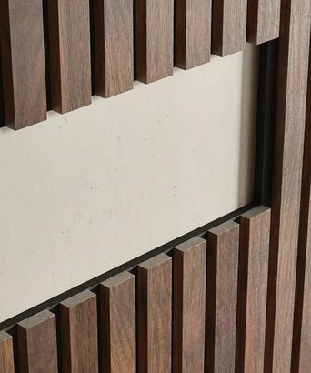 Acoustic panel 1200x600x19mm dark Baron oak
