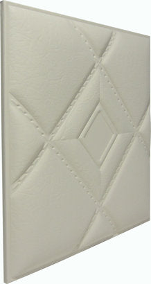 Decorative wall leather soft panel Luck (Pastel colors)