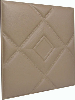 Decorative wall leather soft panel Luck (Pastel colors)