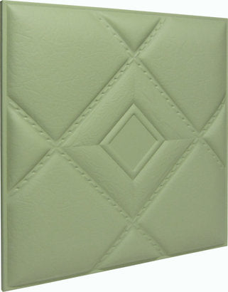 Decorative wall leather soft panel Luck (Pastel colors)