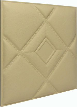 Decorative wall leather soft panel Luck (Pastel colors)