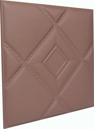 Decorative wall leather soft panel Luck (Pastel colors)